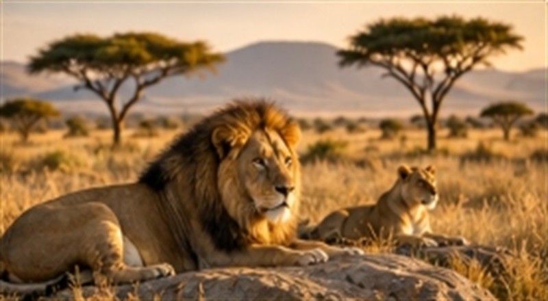 Serengeti National Park - Lions on Kopje