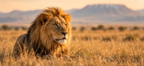 Northern Tanzania Safari Lion in Serengeti
